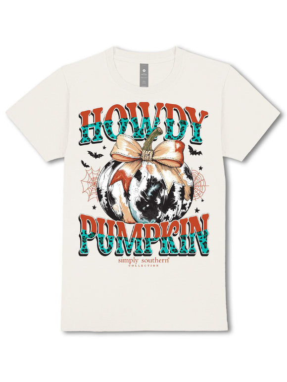 Howdy Pumpkin (Youth Short Sleeve T-Shirt) by Simply Southern