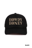 Howdy Honey - Baseball Cap - by Zenana