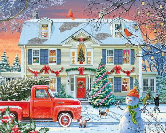 Home for the Holiday - 1000pc - by White Mountain