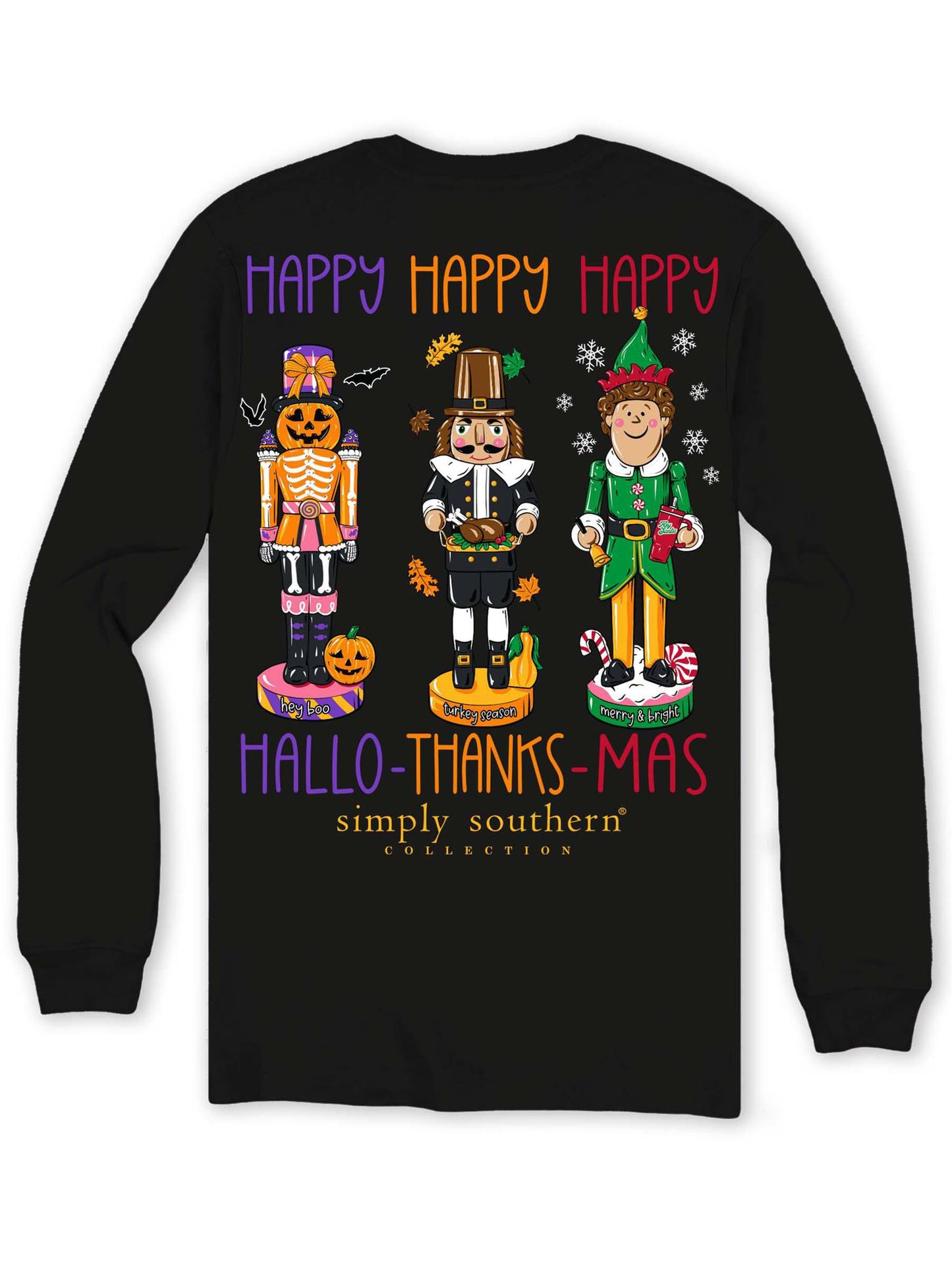 New Happy Everything (Long Sleeve T-Shirt) by Simply Southern