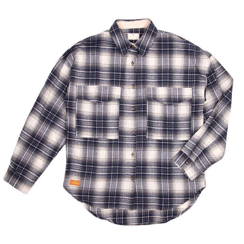 Plaid Flannel Shirt - Denim - by Simply Southern