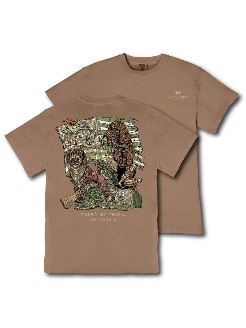 Ready (Men's Mineral Washed Short Sleeve T-Shirt) - Rawhide - by Simply Southern