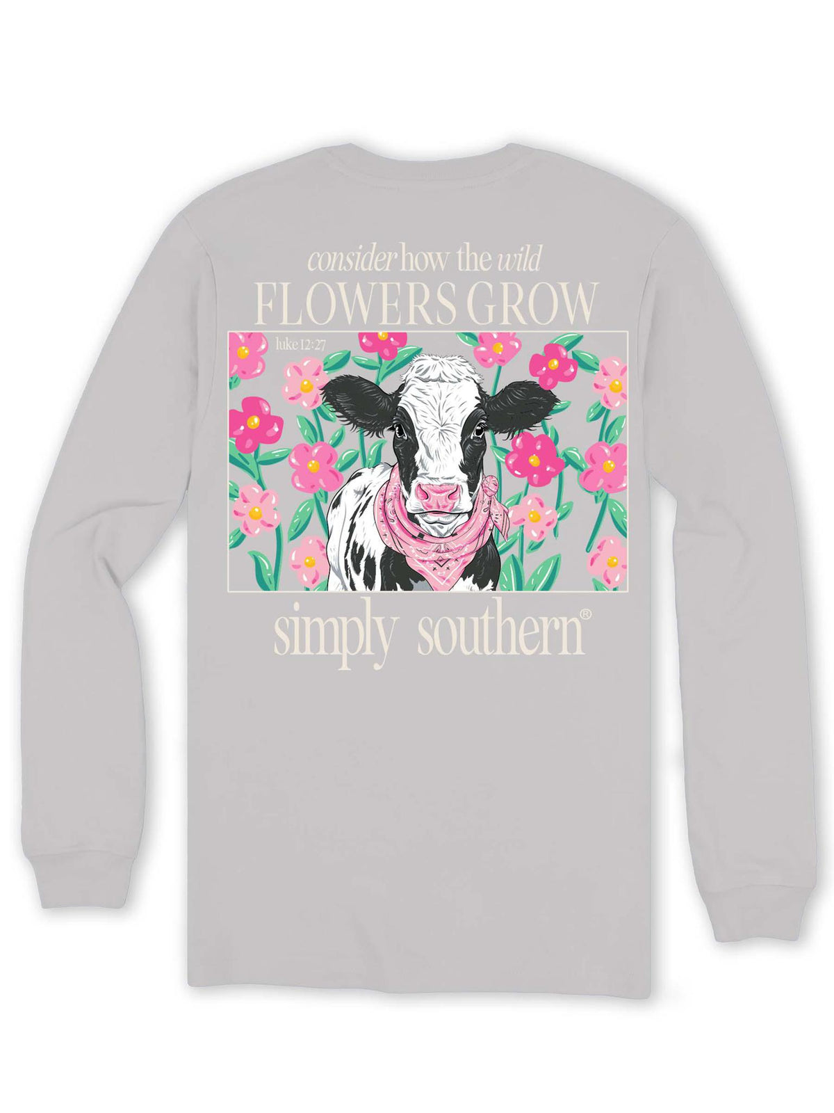 Flowers Grow (Long Sleeve T-Shirt) by Simply Southern