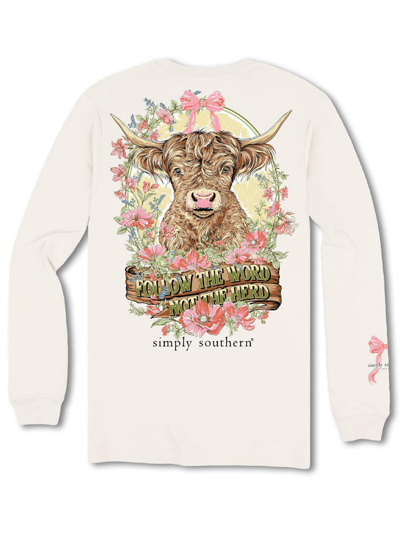 Follow the Word (Youth Long Sleeve T-Shirt) by Simply Southern