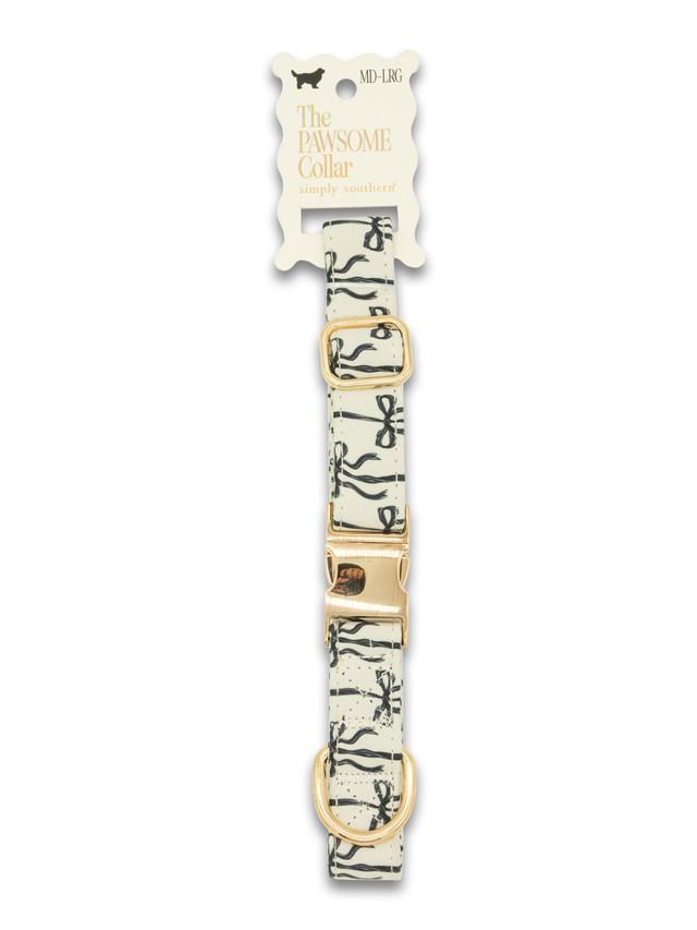 Simply Dog Collar - Black Bow - by Simply Southern