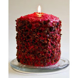 Hearth Candle - Homespun Harvest - by Warm Glow