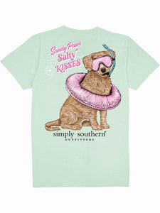 Sandy Paws Salty Kisses (Short Sleeve T-Shirt) by Simply Southern