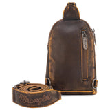 Wrangler Sling Bag/Crossbody/Chest Bag - Coffee - by Montana West