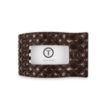 Truly Taupe Quilted Flat Rectangle Hair Clip - Medium - By Teleties