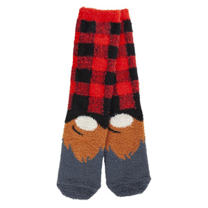 Holiday Feather Crew - Gnome Lumber - by World's Softest Socks