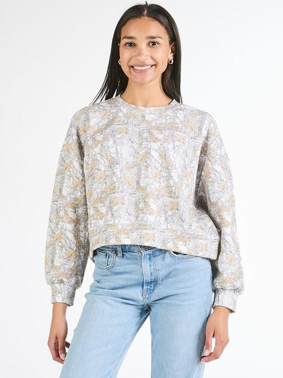 Laney Crew Pullover - Camo White - by Simply Southern