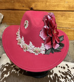 "Pretty in Pink" - Unique Hats by Jo