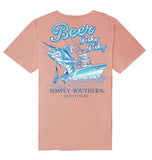 Beer Fishy (Men's Short Sleeve T-Shirt) by Simply Southern