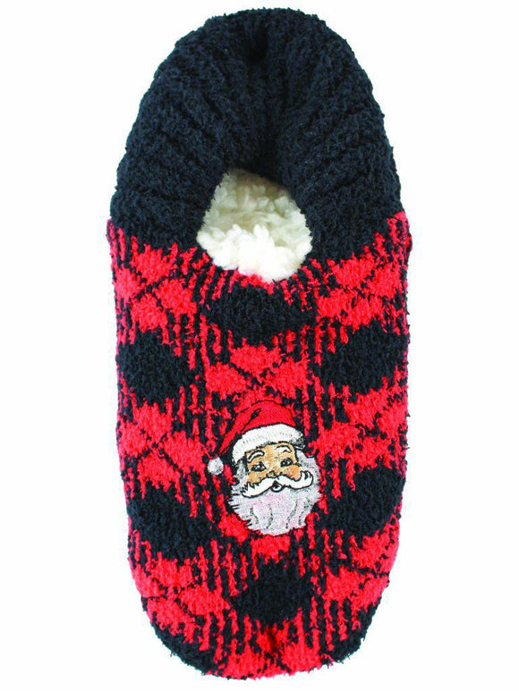 Holiday Slipper Socks - Santa - by Simply Southern