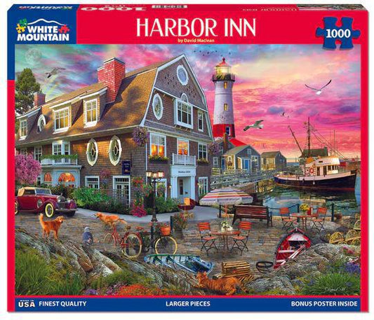 Harbor Inn Puzzle -1000pc - by White Mountain