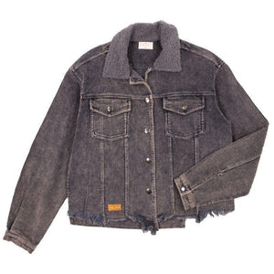 Acid Wash Jacket - Ash - by Simply Southern