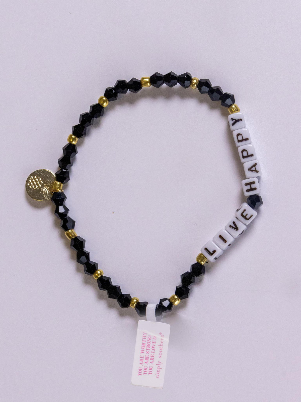 Simply Positive Bracelet - Live Happy - by Simply Southern