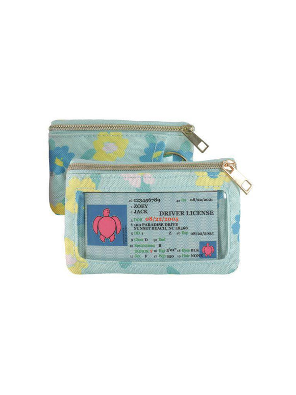 Zip Wallet ID Bag - Flower - by Simply Southern