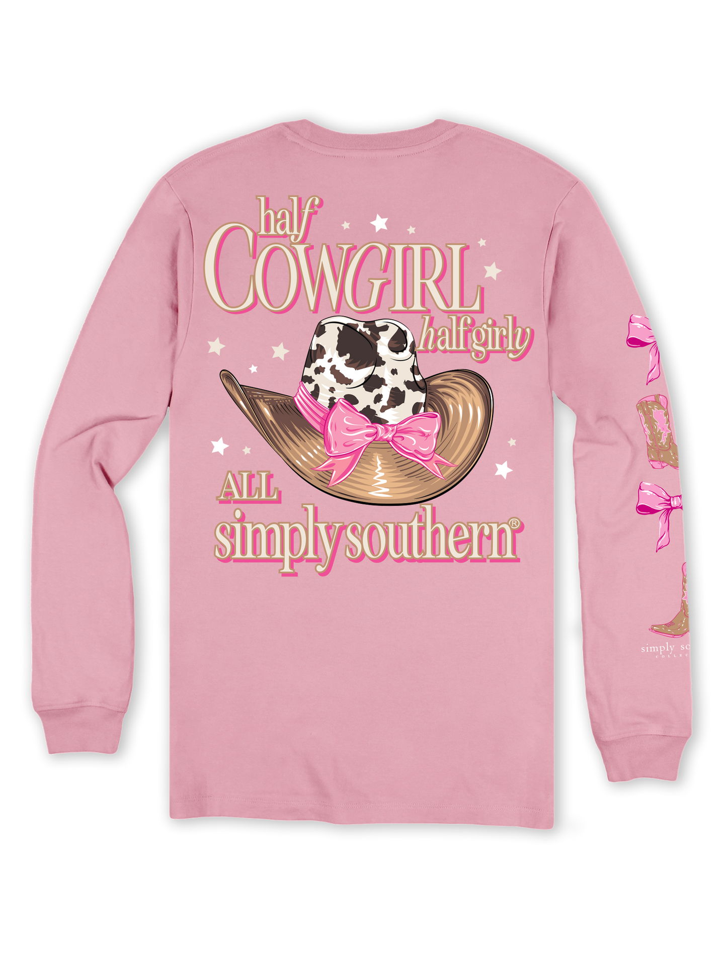 Half Girly (Long Sleeve T-Shirt) by Simply Southern
