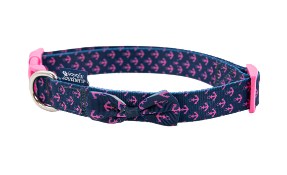 Dog Collar - Anchor - by Simply Southern