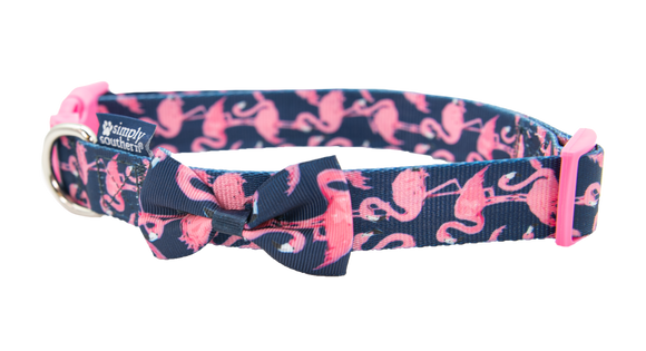 Dog Collar - Flamingo - by Simply Southern