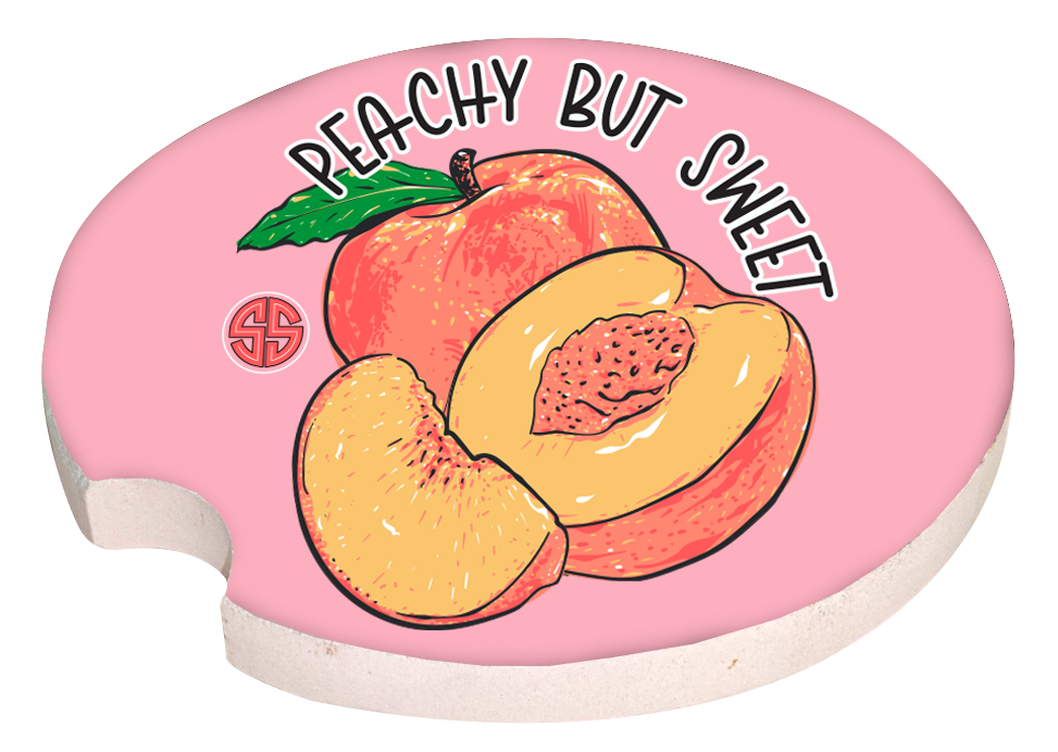 Simply Car Coaster - Peachy but Sweet - by Simply Southern