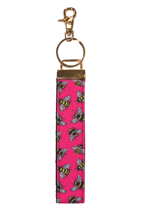 Keyfob - Pink Bee - by Simply Southern