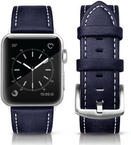 Guys Leather Apple Watchband - Navy - by Simply Southern Buy at Here Today Gone Tomorrow! (Rome, GA)