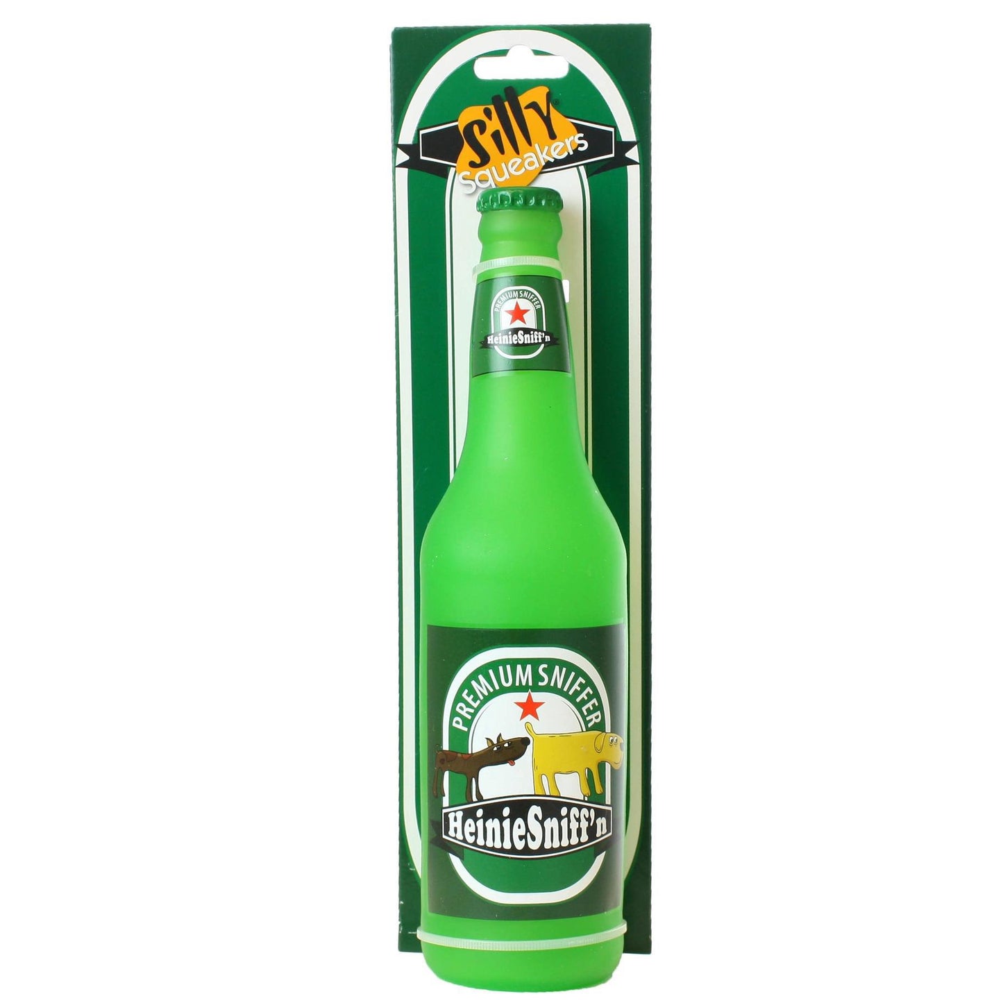 Silly Squeaker Beer Bottle - Heinie Sniffn - by Tuffy