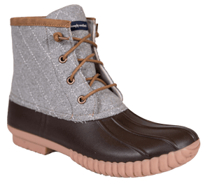 HtrGry - Brown - Women's Duck Boots - by Simply Southern - www.HereTodayGoneTomorrow.store