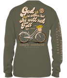 God is within Her (Long Sleeve T-Shirt) by Simply Southern