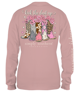 Kick the Dust Up (Long Sleeve T-Shirt) by Simply Southern