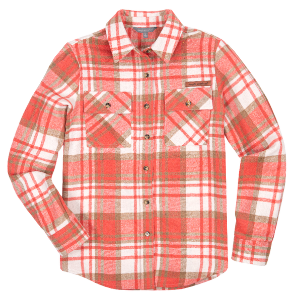 Plaid Shacket - Pink - by Simply Southern