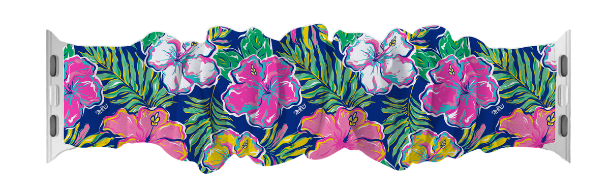 Apple Scrunchie Bandie - Tropic - by Simply Southern Buy at Here Today Gone Tomorrow! (Rome, GA)