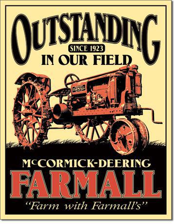 Farmall Outstanding - Vintage-style Tin Sign