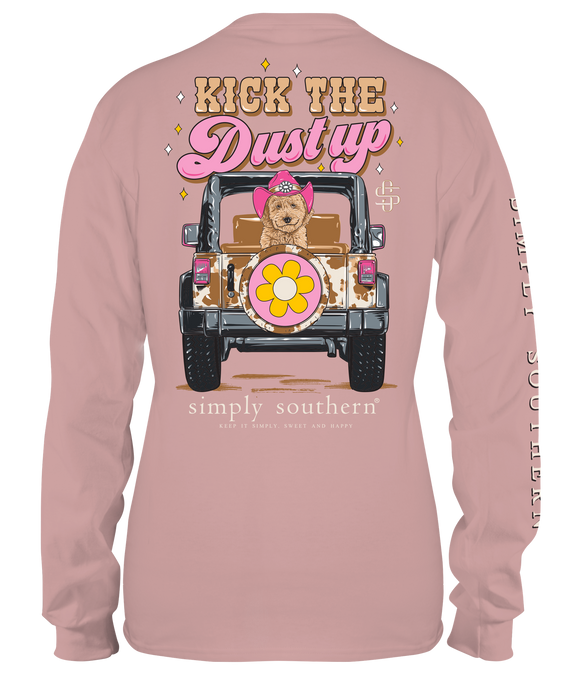 Kick the Dust Up (Long Sleeve T-Shirt) by Simply Southern