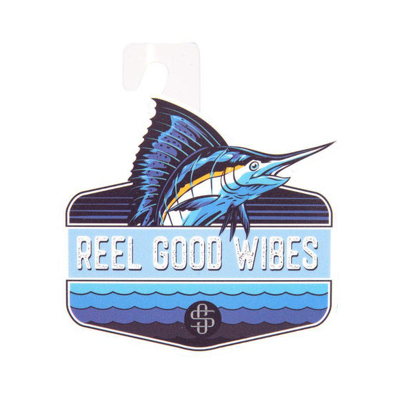 Men Decal Sticker - Reel Good Vibes - by Simply Southern