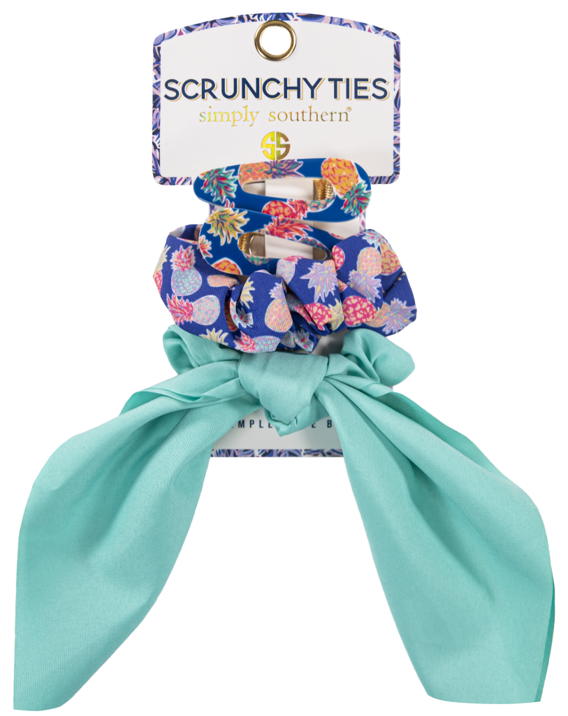 Scrunchy Ties - Pineapple - by Simply Southern