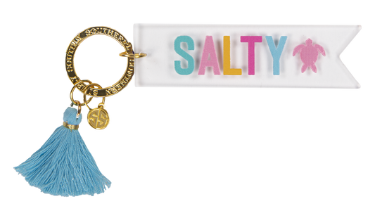 Acrylic Keychain - Salty - by Simply Southern