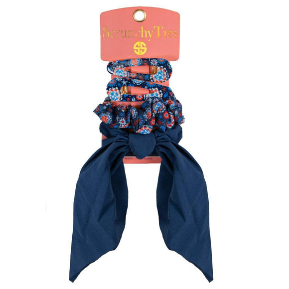Scrunchy Ties - Beach Garden - by Simply Southern