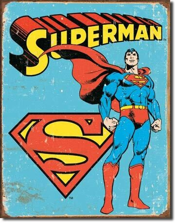 Superman Retro - Vintage-style Tin Sign