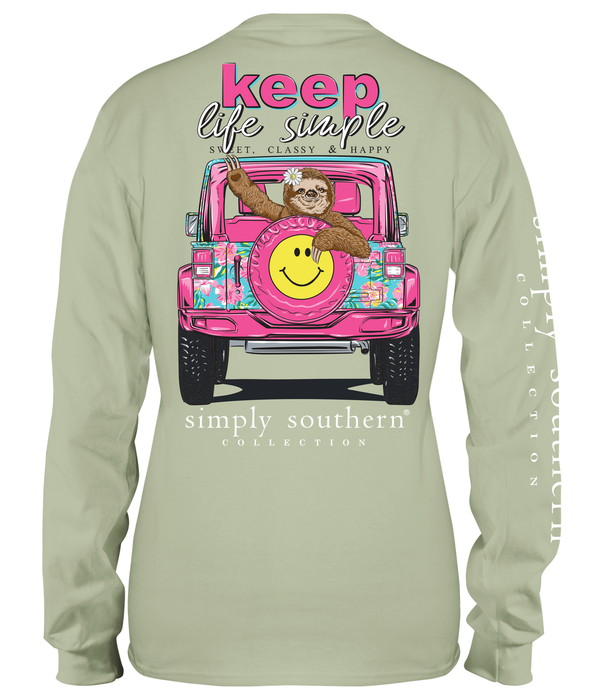 Keep Life Simple (Long Sleeve T-Shirt) by Simply Southern
