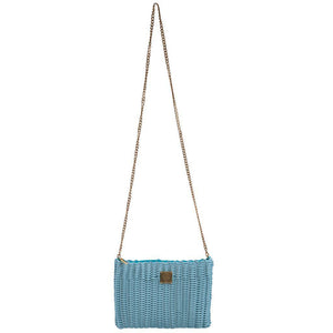 Light Blue - Key Largo  Crossbody Bag - by Simply Southern