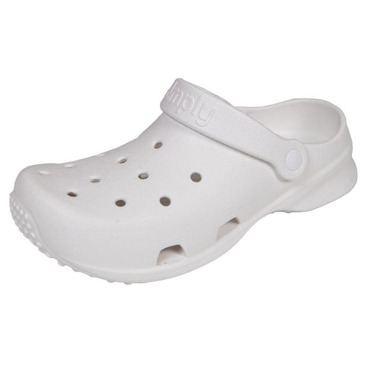 White - Men's Simply Clog - by Simply Southern
