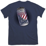 American Lager Beer Can (Men's Short Sleeve T-Shirt) by Straight Up Southern Buy at Here Today Gone Tomorrow! (Rome, GA)