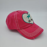 Dog Mom Heart Hat (Baseball Cap)