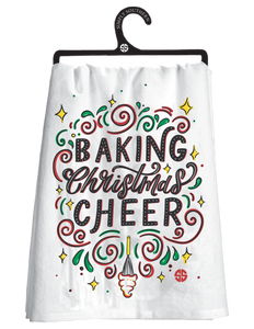 Happy Towel - Baking Christmas Cheer - by Simply Southern Buy at Here Today Gone Tomorrow! (Rome, GA)