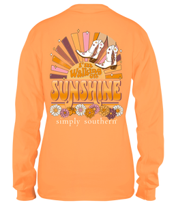 I'm Walking on Sunshine (Long Sleeve T-Shirt) by Simply Southern