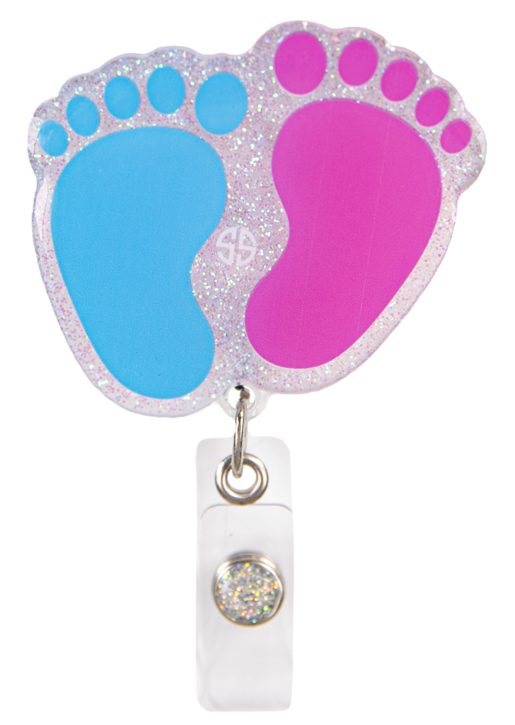 Badge Reel - Baby Foot - by Simply Southern