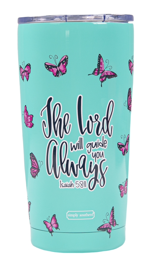 The Lord will Guide you Always - 20oz Tumbler - by Simply Southern